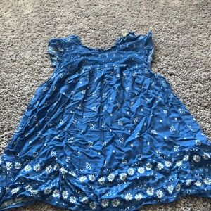 Smocked floral blouse